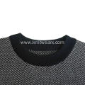 Men's Knitted Cotton Honey Comb Gradient Color Pullover